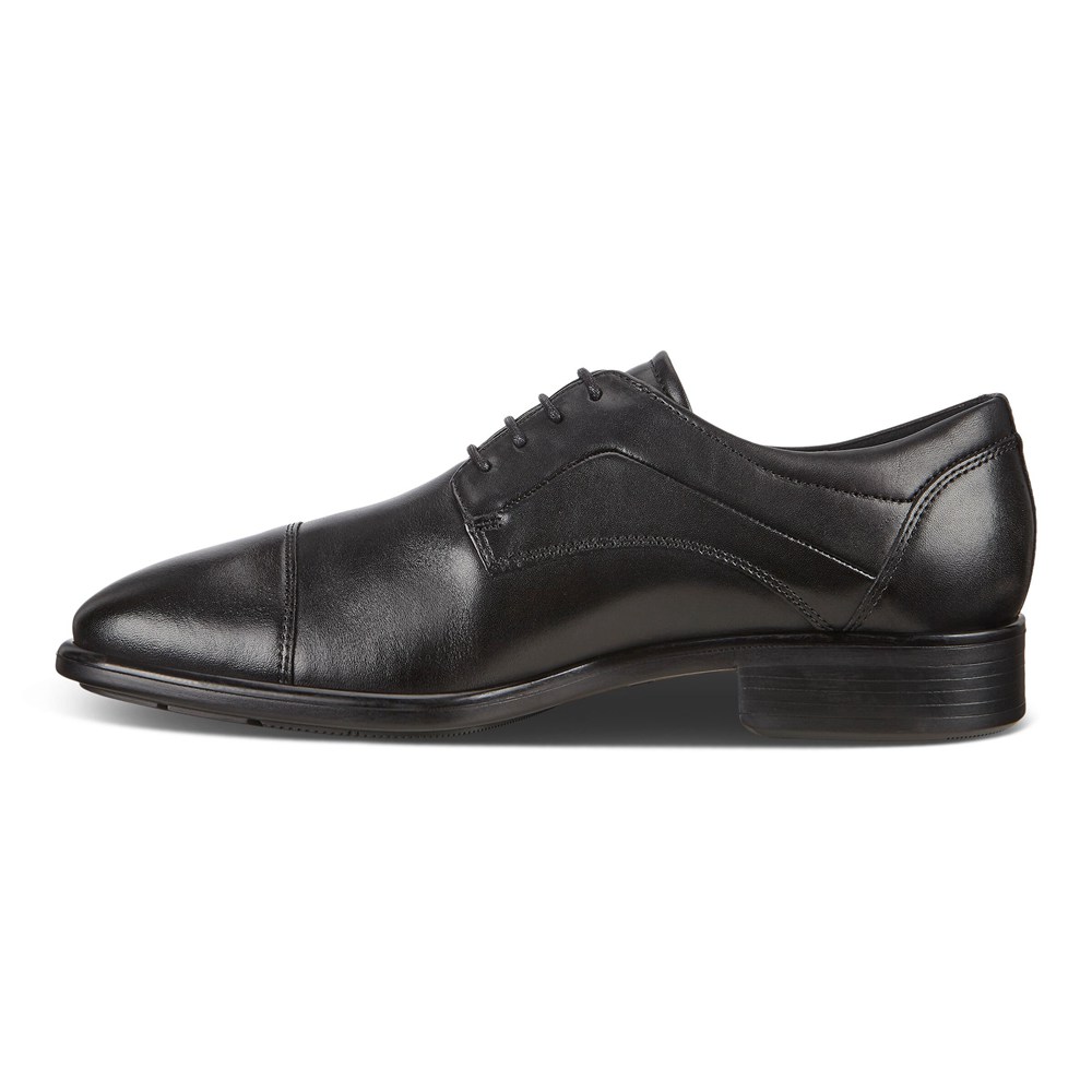 Zapatos Derby Hombre - ECCO Citytray - Negros - XFB516794